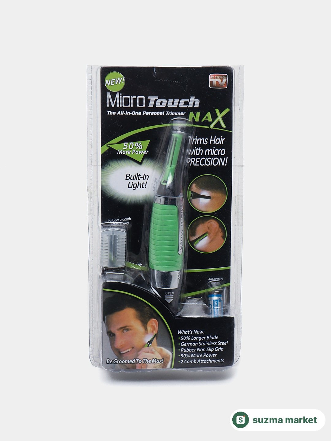 Erkaklar uchun Micro Touch Max ixcham trimmeri - Yuz va burun uchun — rasm 2
