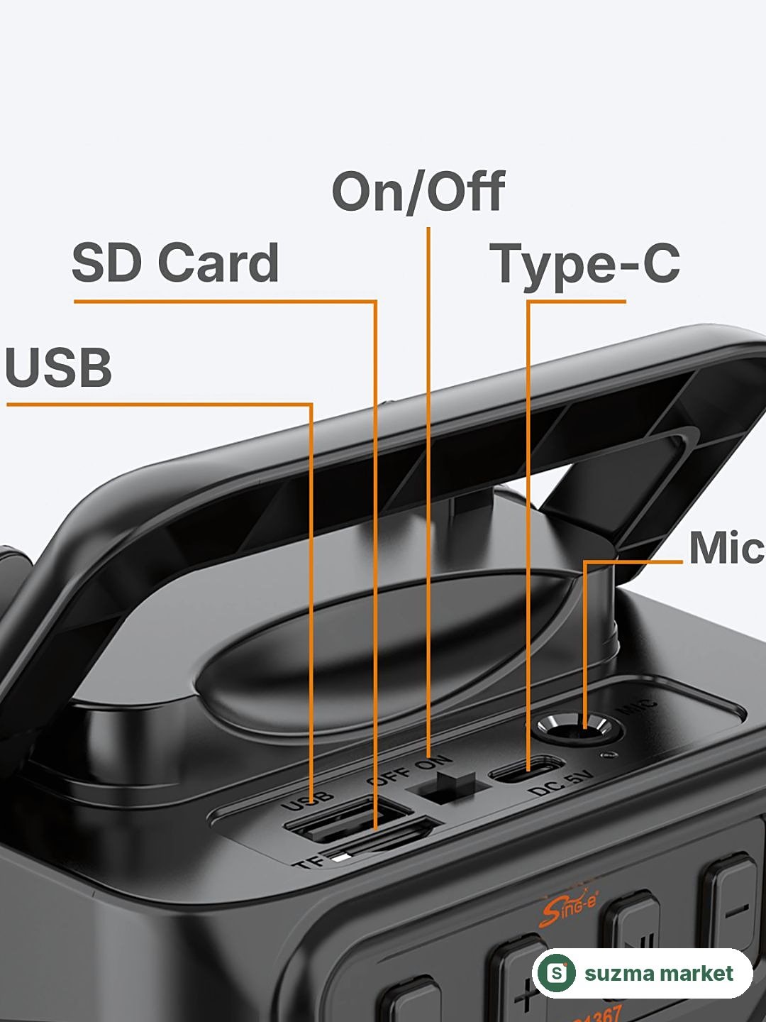 Singe Multi-Media Speaker (Model: S-1060L) + mikrofon — rasm 4