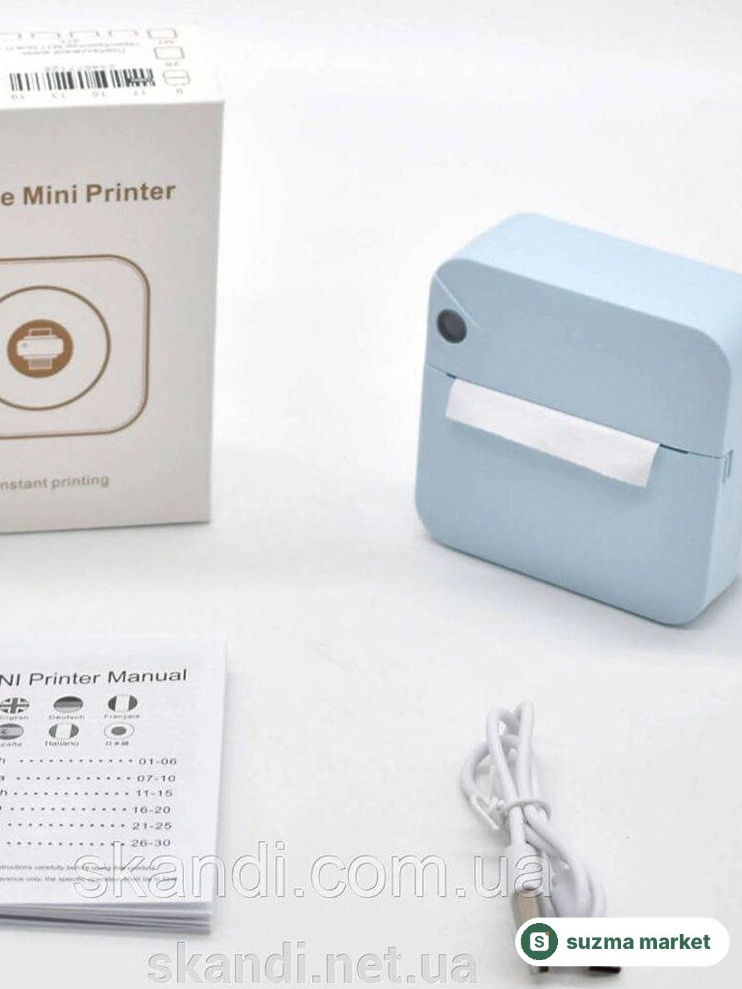 Portable Mini Printer (BT Instant Printing) Tezkor Chop etish) — rasm 2