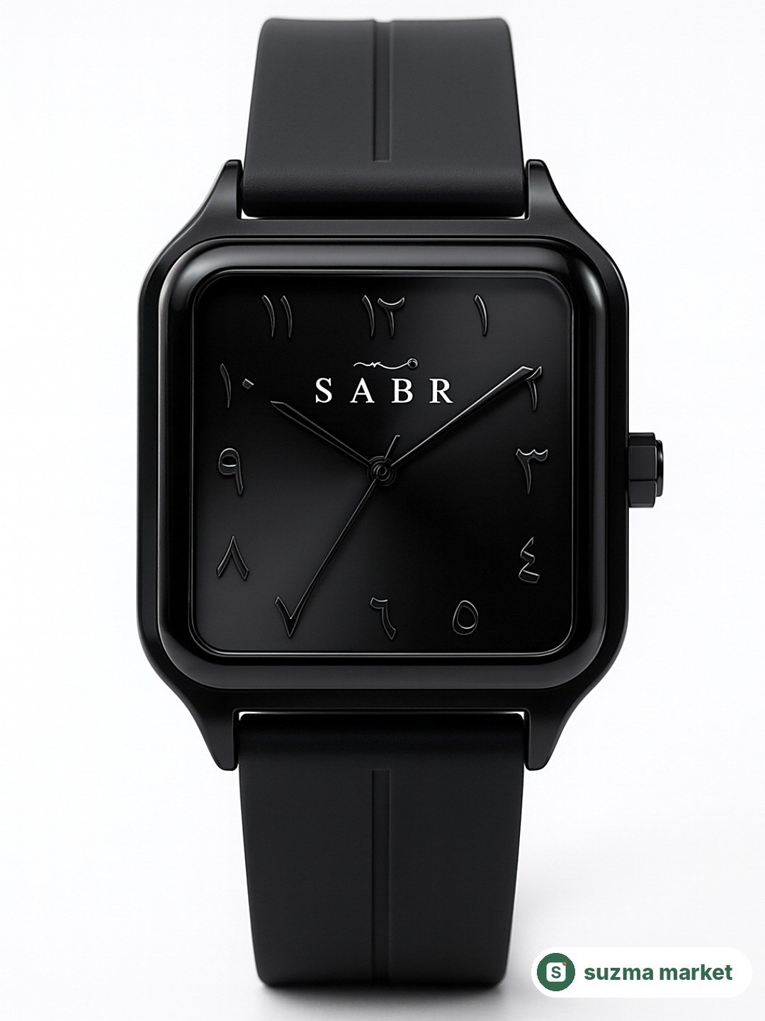 SABR kvadrat dizayndagi erkaklar soati — rasm 4