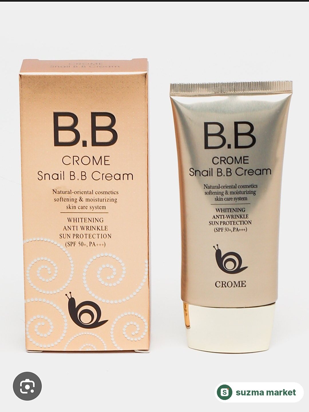 Yuz uchun CROME Snail B.B Cream (BB krem) — rasm 3