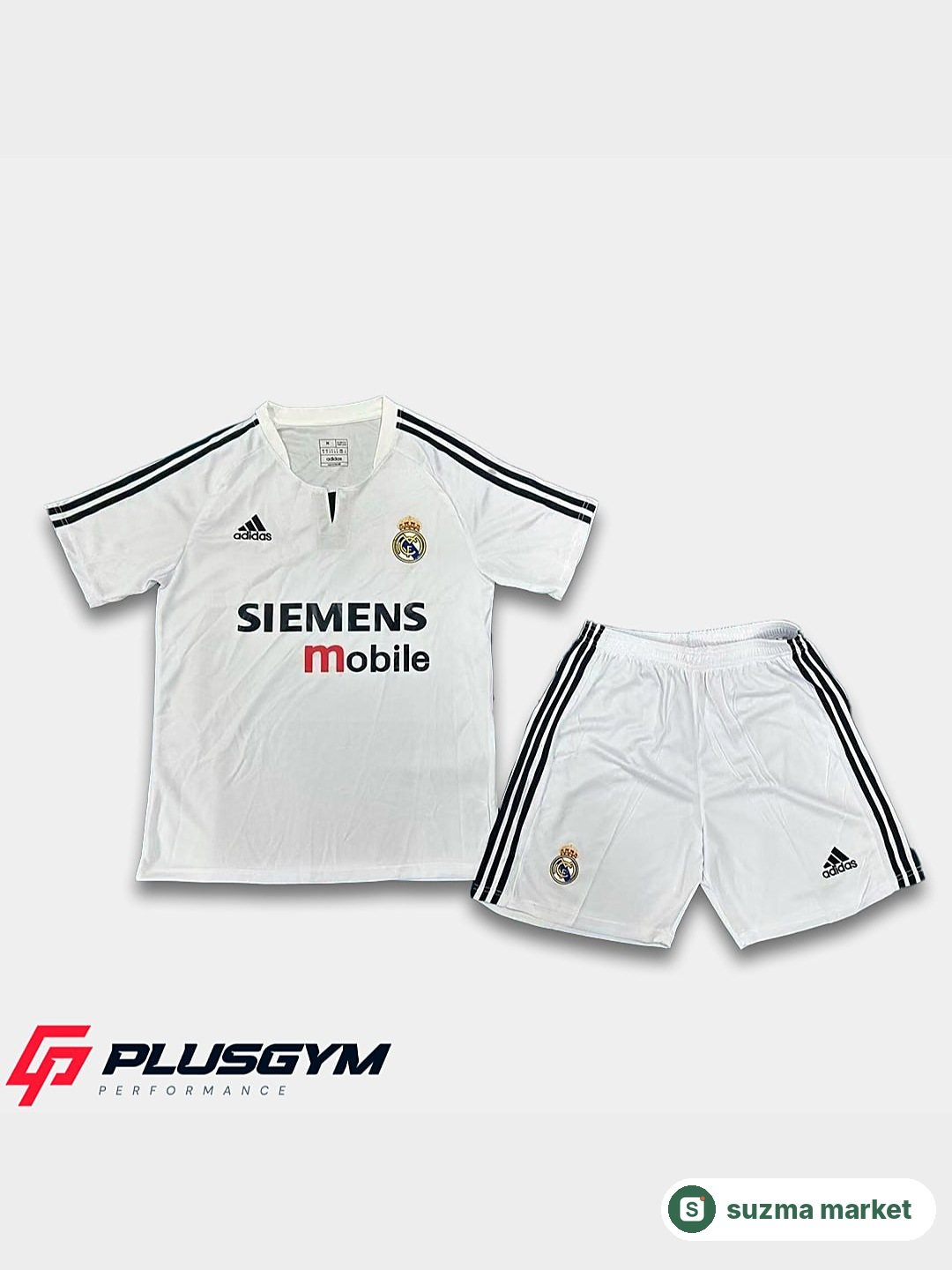 Futbol forma, retro real madrid bwin white,real madrid bwin black,real madrid siemens mobile white — rasm 3