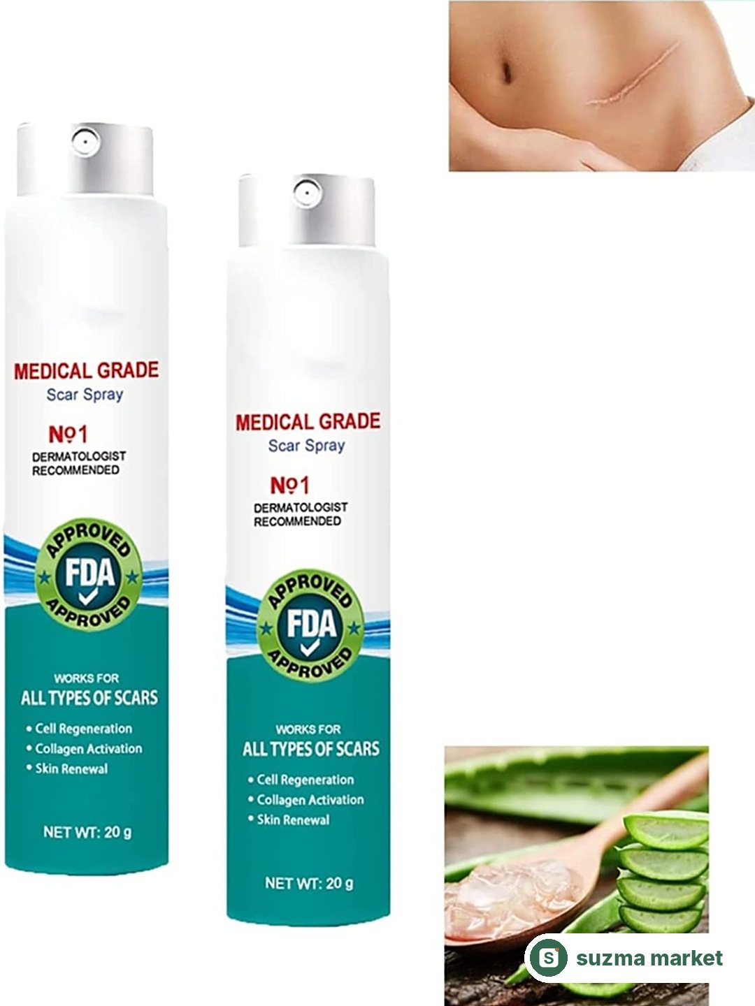 ProRegen™ Medical Grade Scar Spray turli xil chandiqlar uchun — rasm 3