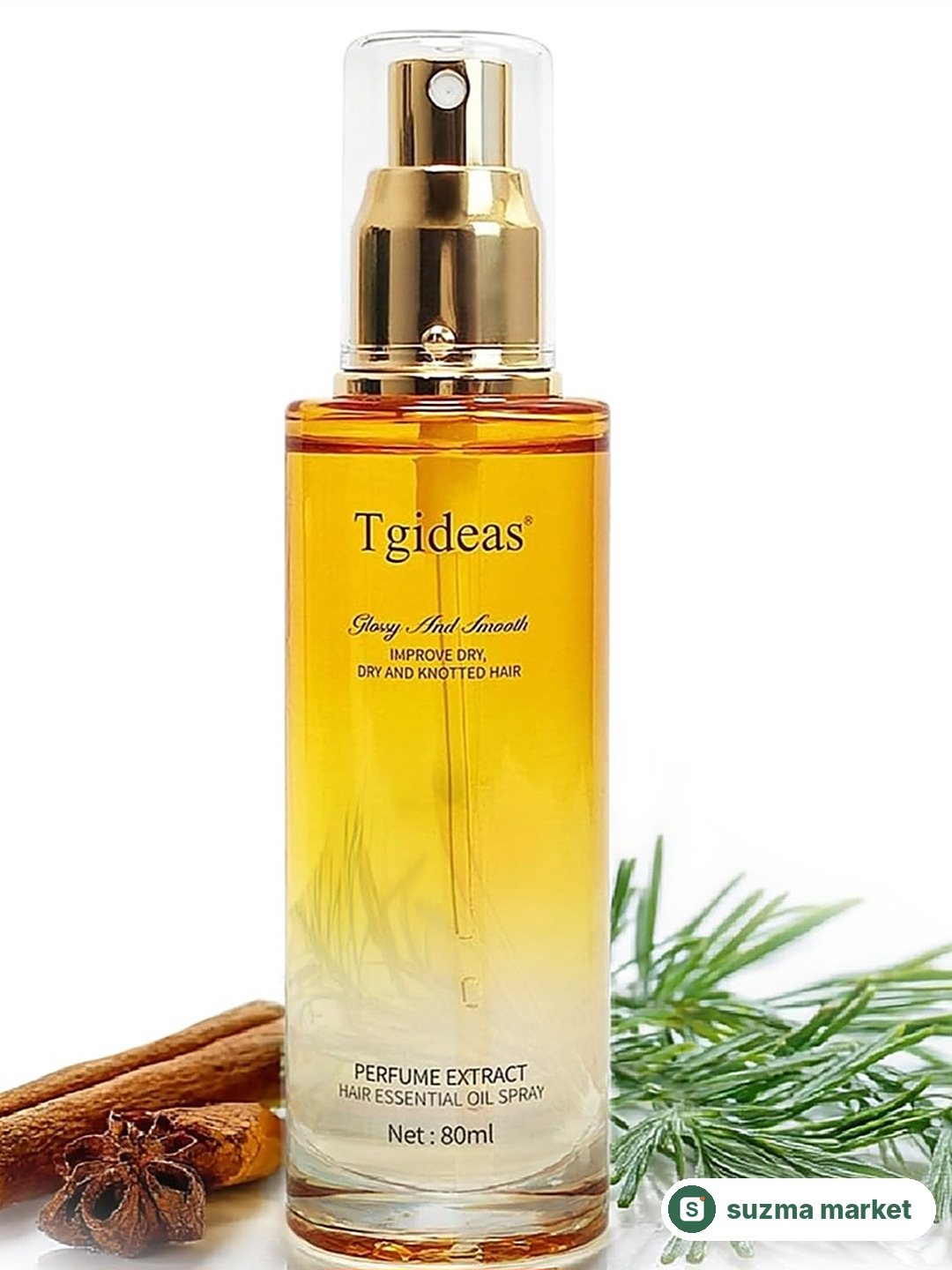 Glossy and Smooth" Yaltiroq va silliq sochlar uchun parvarishlovchi moy-spreyi — rasm 4