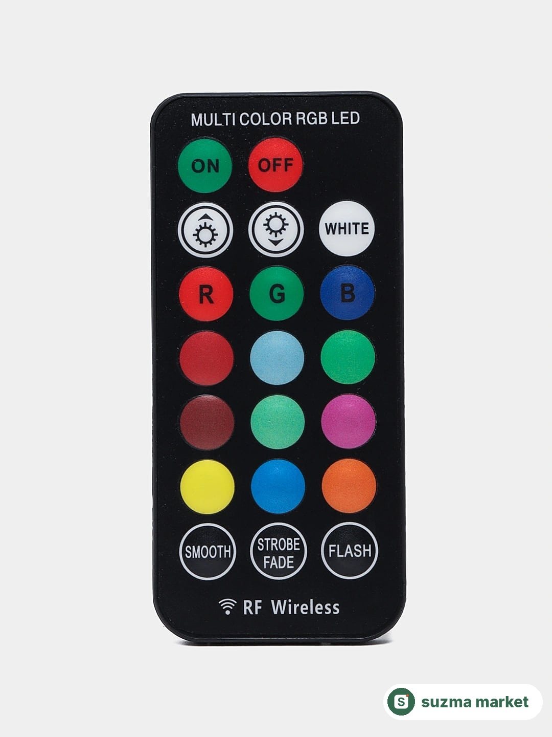 LED RGB Avtomobil uchun gabarit chiroqlar uchun lampalar to'plami Т10, 2 dona +Pult — rasm 4
