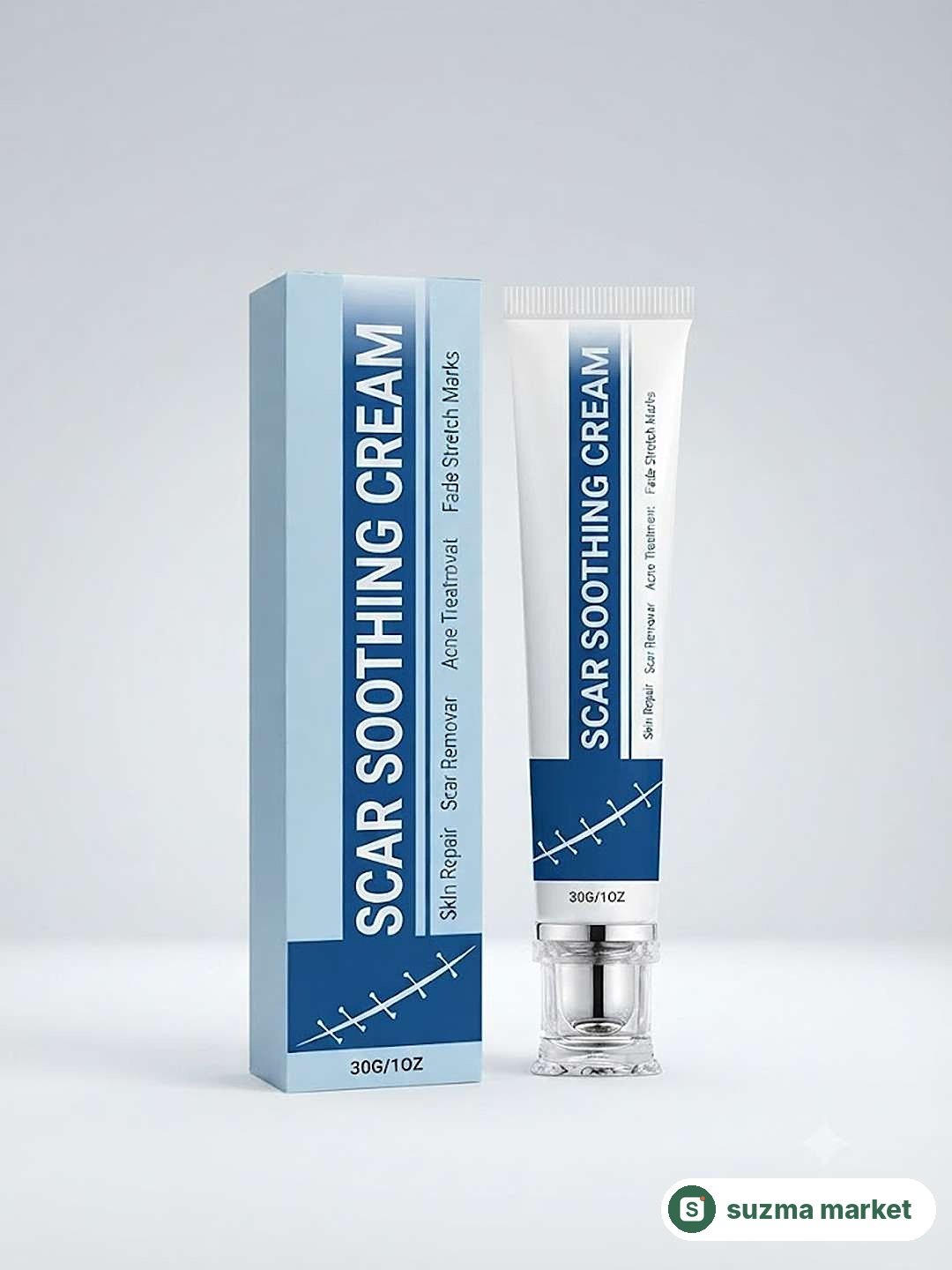 Scar Soothing Cream chandiq, striya va akne izlari uchun teri parvarishi kremi, 30 g — rasm 3