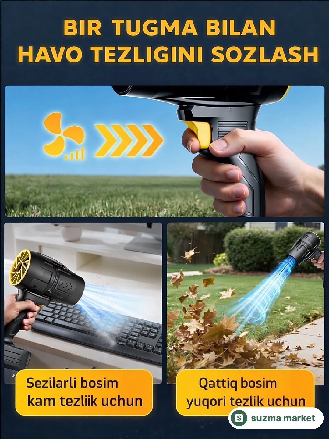 48 V Simsiz yaproq puflagich 550W — rasm 3