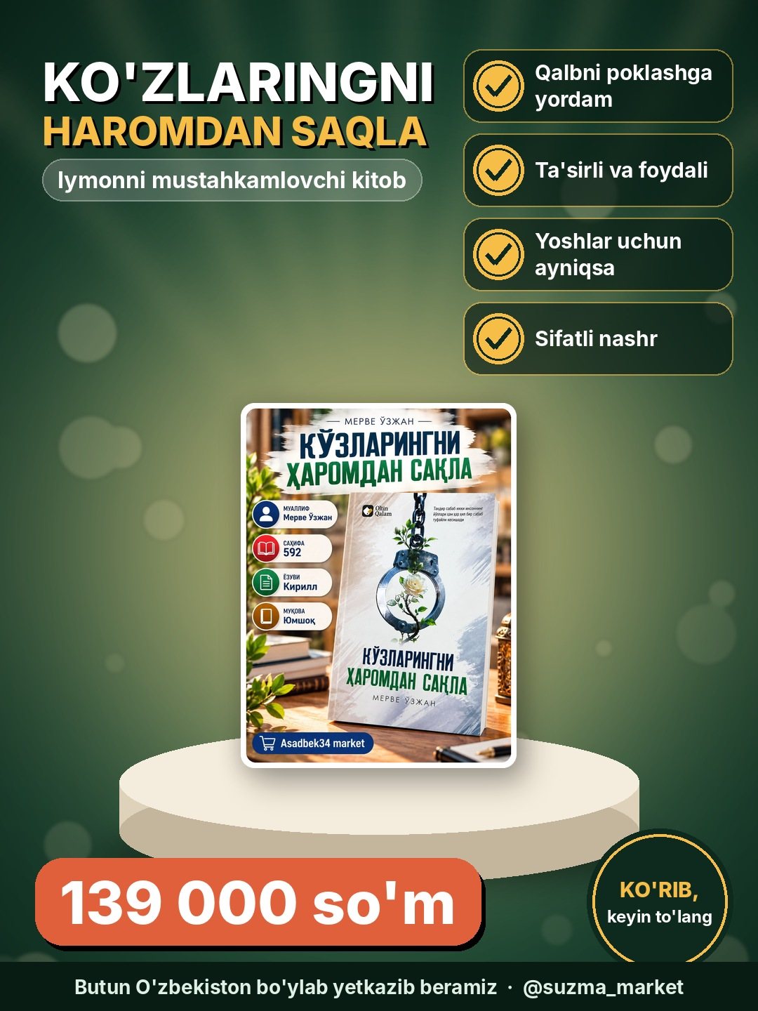 Ko‘zlaringni haromdan saqla