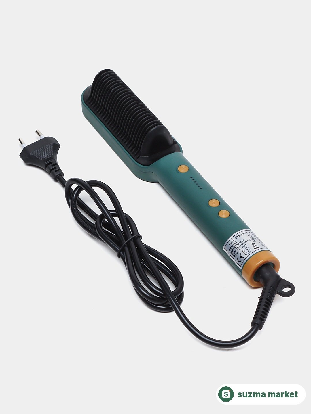 Sochlar uchun elektr fen taroq STRAIGHT COMB FH909 - Tez va xavfsiz tekislash — rasm 2