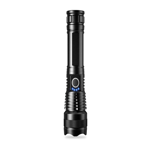 LED chiroq Chiroq Led Zoom P50, USB zaryadlash bilan, 300 m masofa