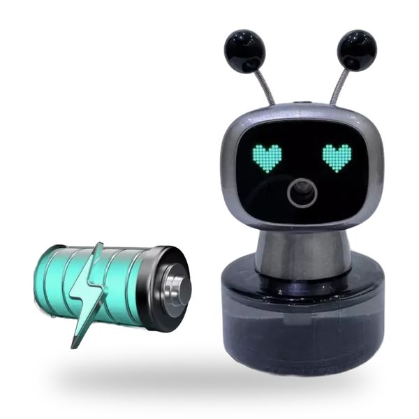 Robot shaklidagi avtomobil aromatizatori — Intellektual 4 rejimli, LED ko‘zli dizayn