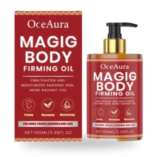 Timilk Magic Body Firming Oil boʻlib, u tana terisini parvarish qiluvchi yog