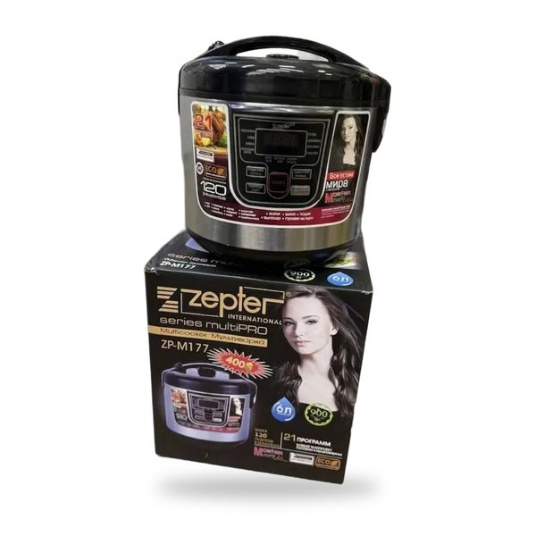 Ko'p funksiyali multivarka 6L, 900W, 21 dasturli elektr pishirgich